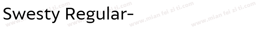 Swesty Regular字体转换